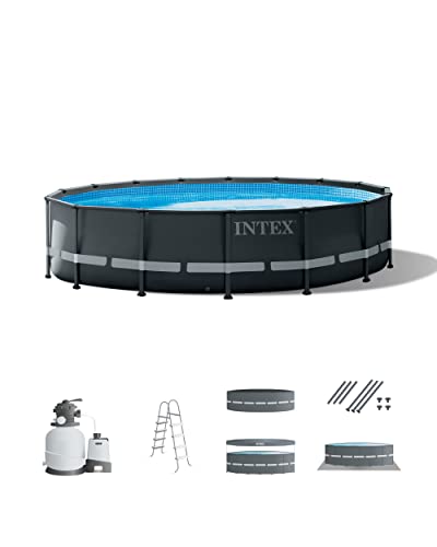 Intex-INTEX 26329EH Ultra XTR Deluxe Above Ground Swimming Pool Set: 18ft x 52in-BOM-Boutique on Main -Amazon, Amazon Pool