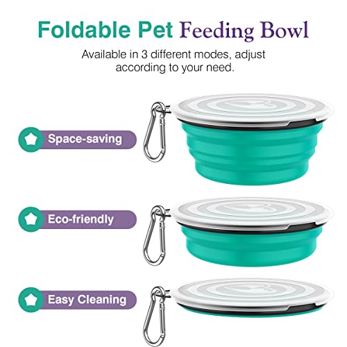 Pawaboo-Dog Bowls 2 Pack with a lid-Another Great pup travel find-BOM-Boutique on Main -Amazon, Amazon Pups