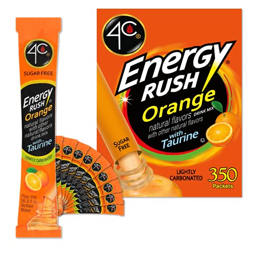 4C-4C Powder Drink Mix, Energy Rush Orange 350 Count-BOM-Boutique on Main -Amazon, watertok